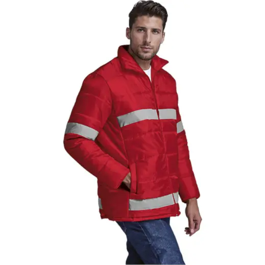 Henli Puffer Hi Vis Main Red